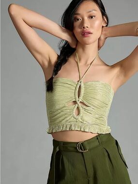 Sabina musayev Dixie Keyhole Halter Tank Size Small